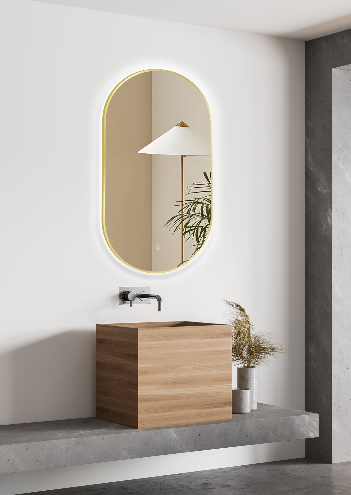 Selene Black -LED-peili